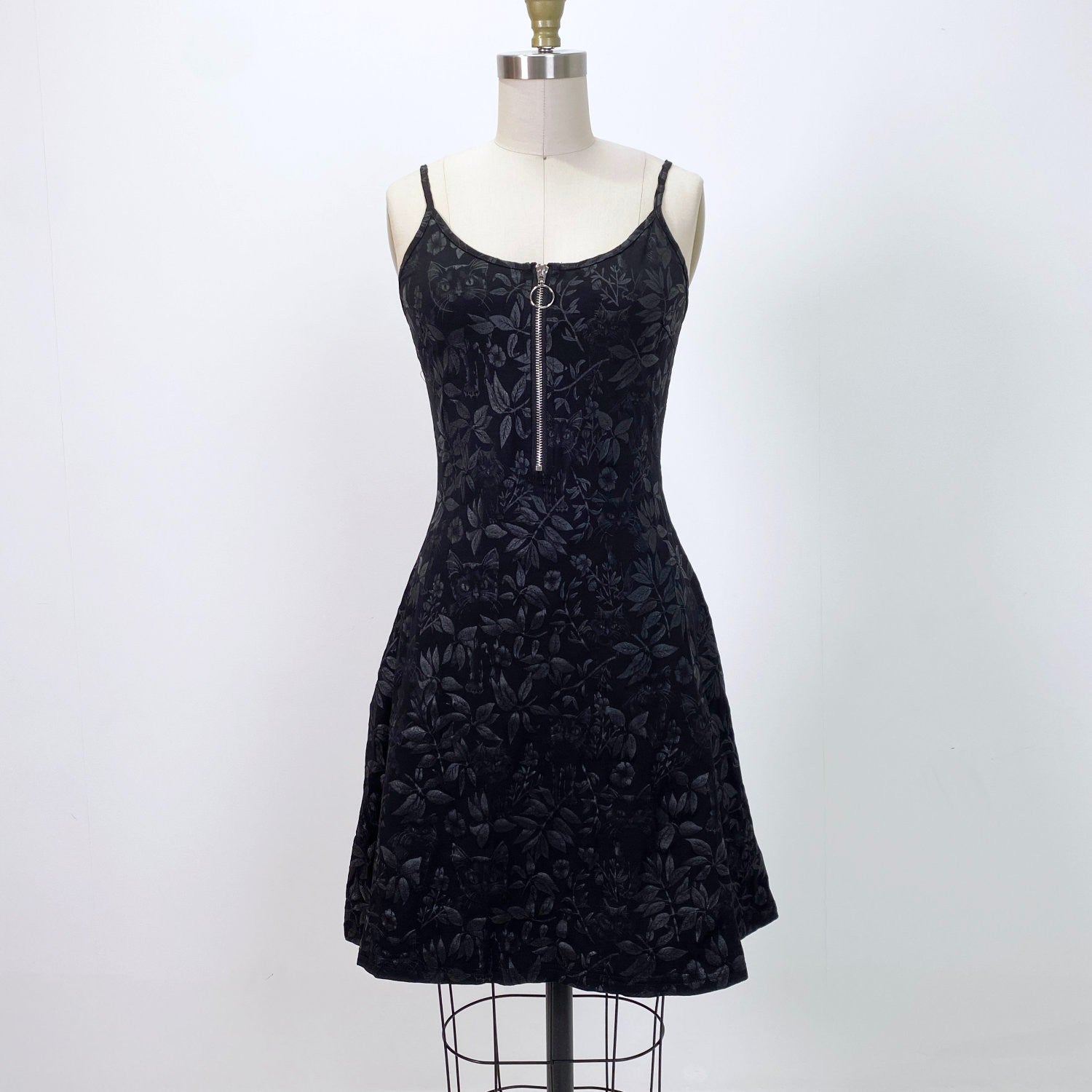 black cat dress Suitable for girls top rated Dress Silhouette Feature - Color:La Festa