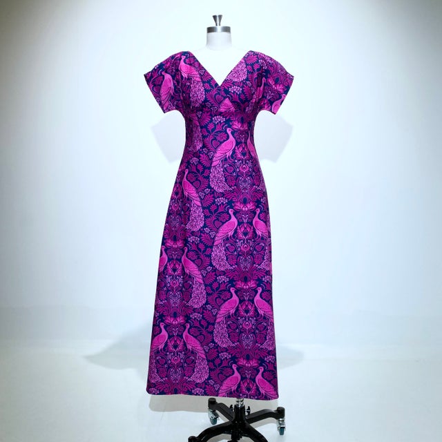 donnas dress designs Faye| Sunset Midi Dress