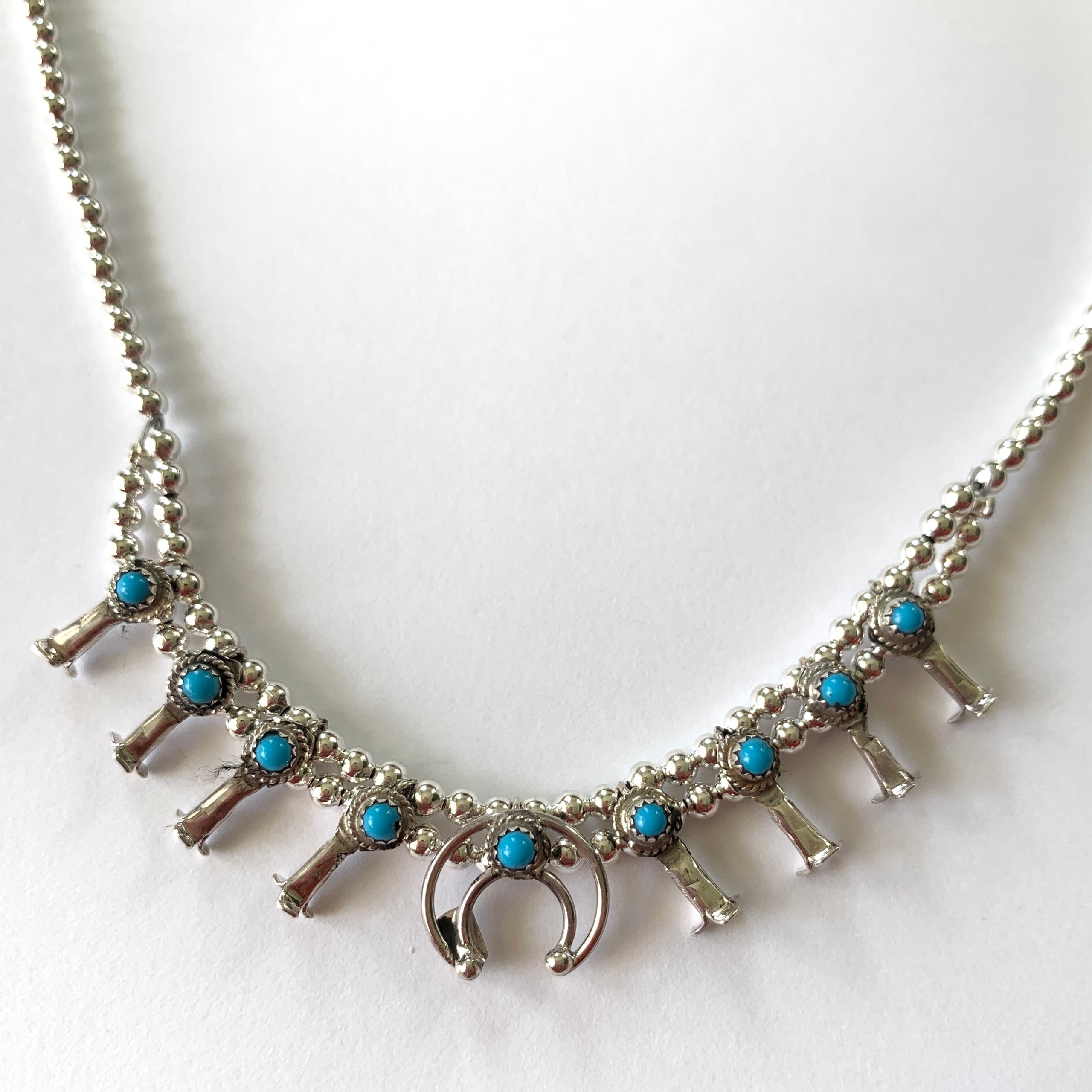 Mini squash blossom necklace new arrivals