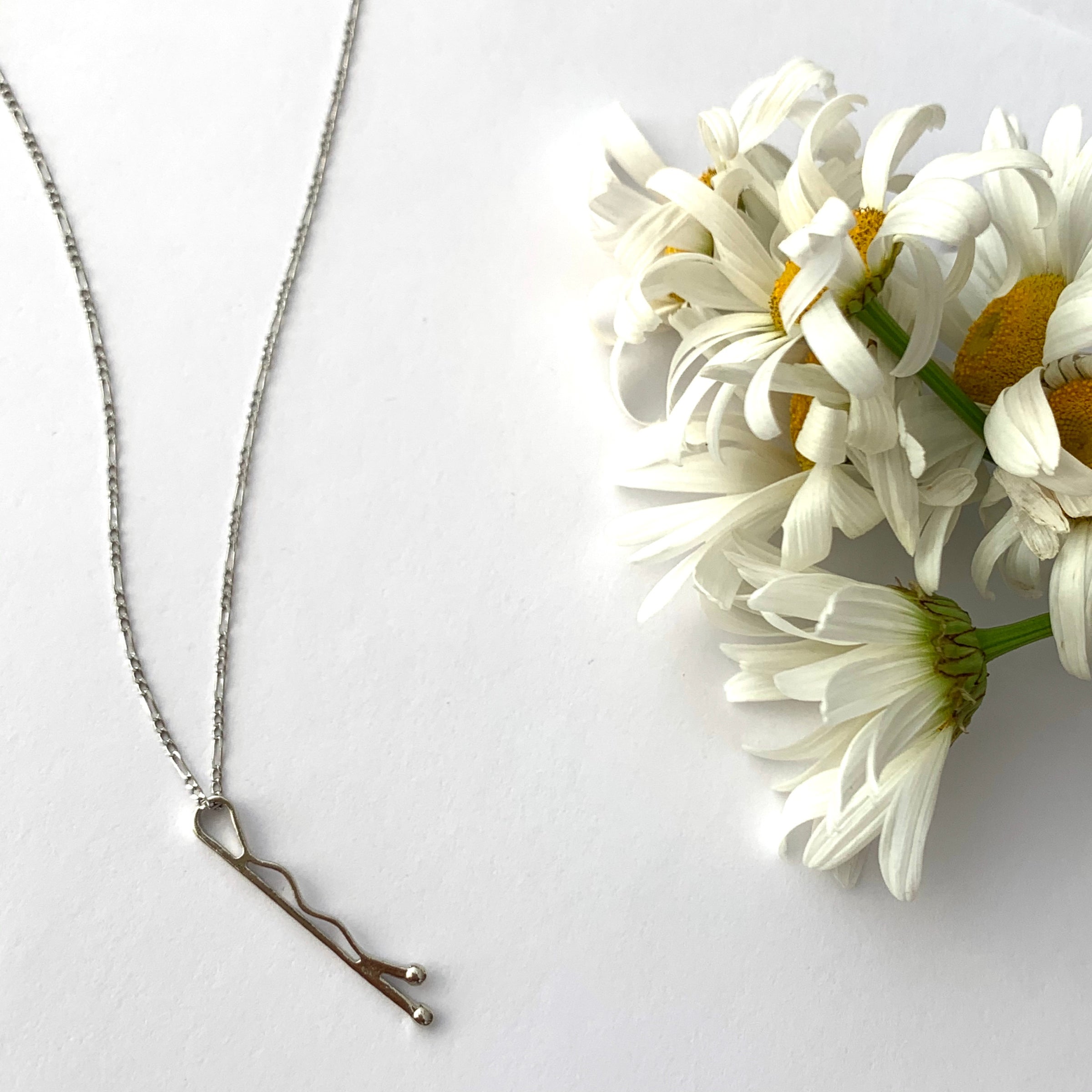 Bobby pin necklace cheap